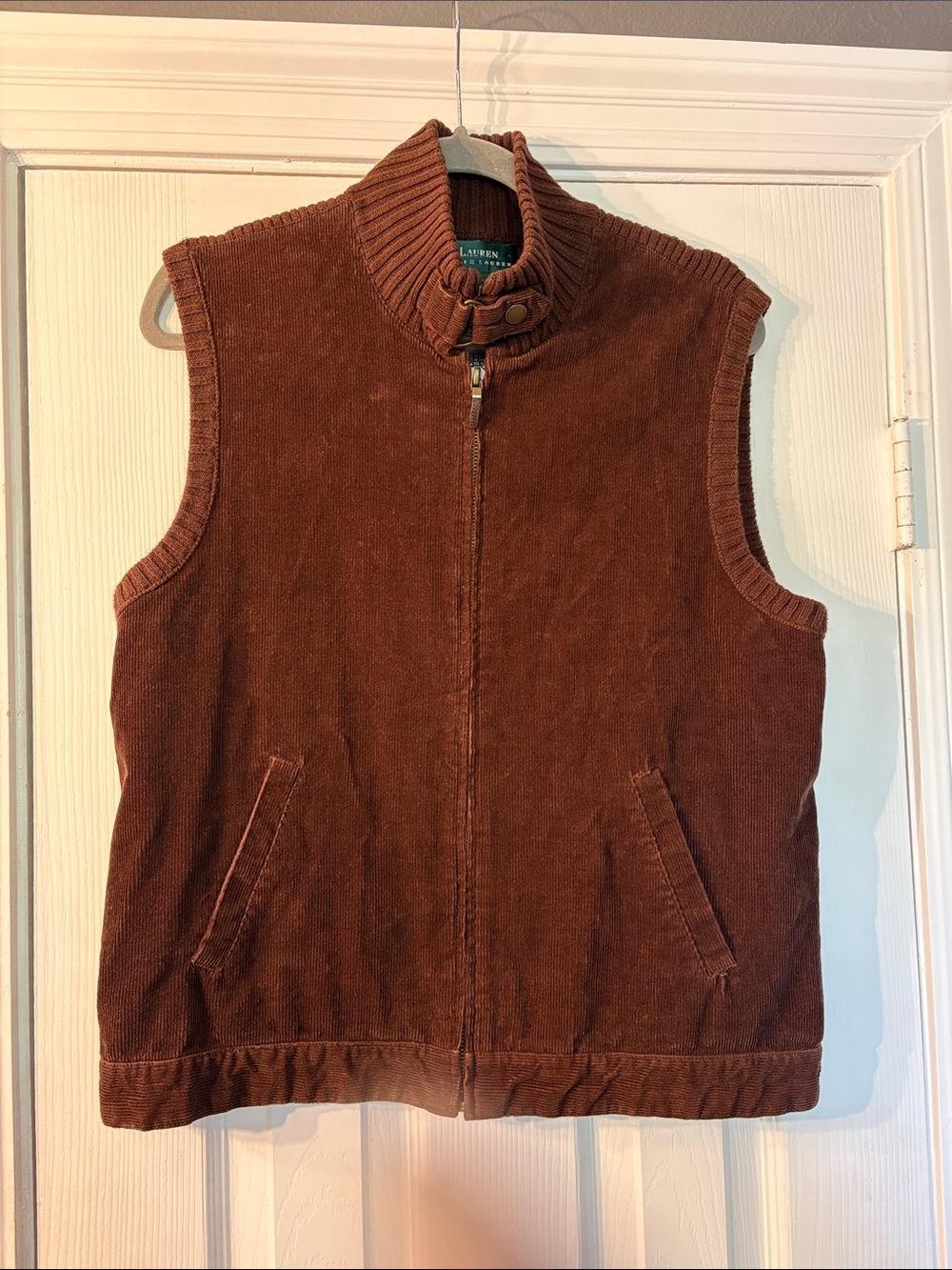 Ralph Lauren Corduroy Vest 90s Vintage Granola Girl Gorpcore Lite Heritage Prep